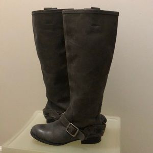 Grey Knee High Lucky Brand Boots